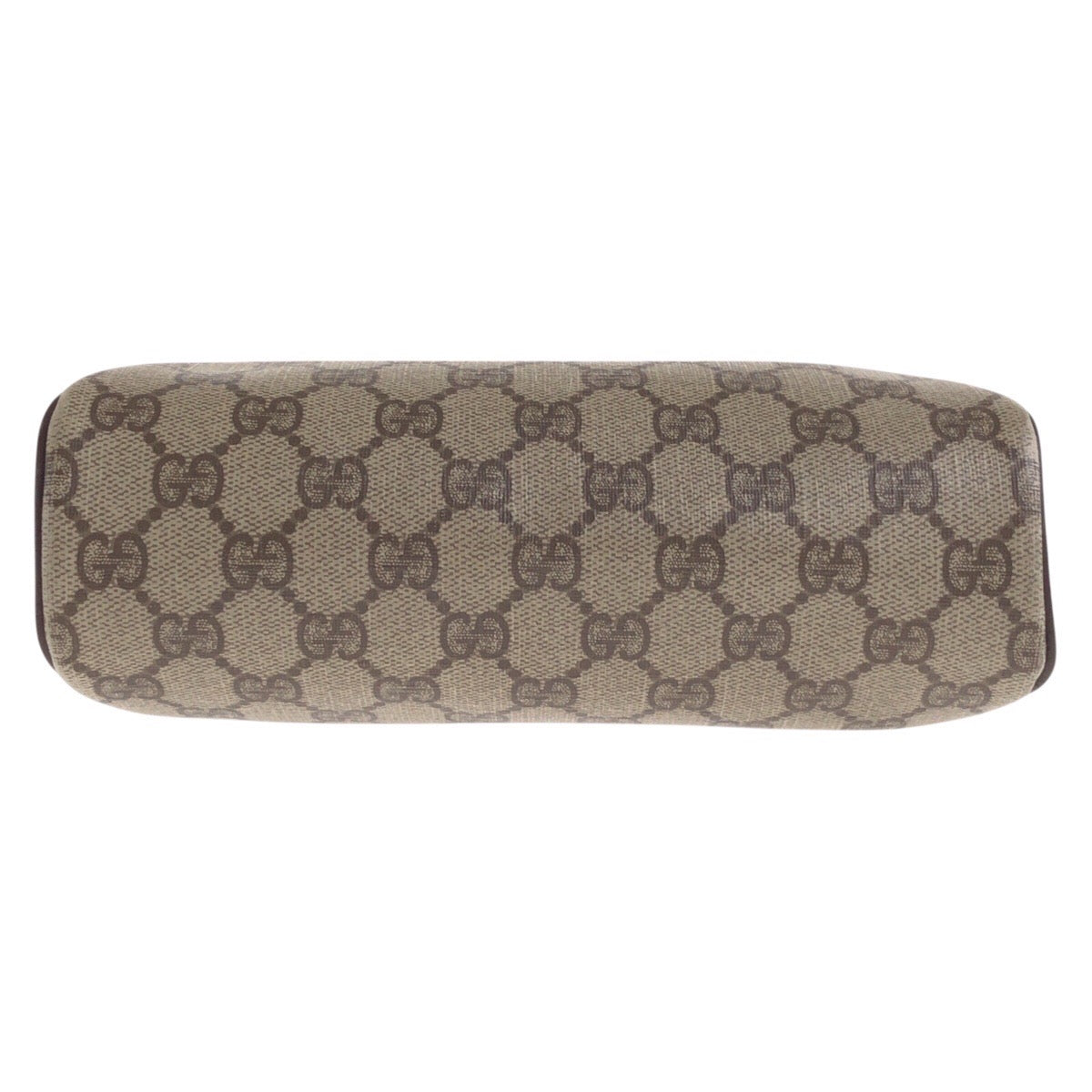 GUCCI Shoulder Bag 001 904 2018 GG Supreme Canvas Beige Brown Gold Metal Old Gucci Shelly Line