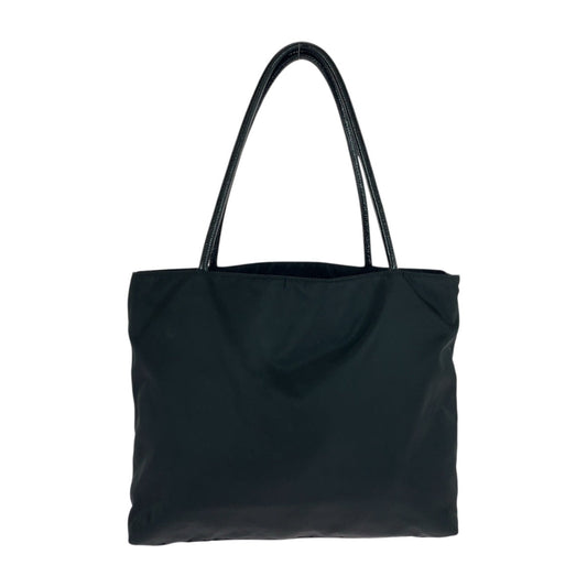 PRADA Tote Bag Nylon black Test Triangle With logo