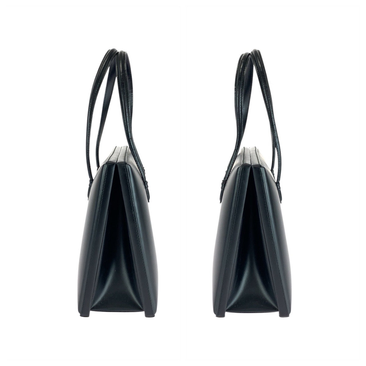 LOEWE Handbag leather Black GoldMetal