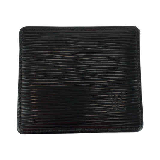 LOUIS VUITTON Coin case M63692 Epi Leather black Epi Porto Monet Bowat
