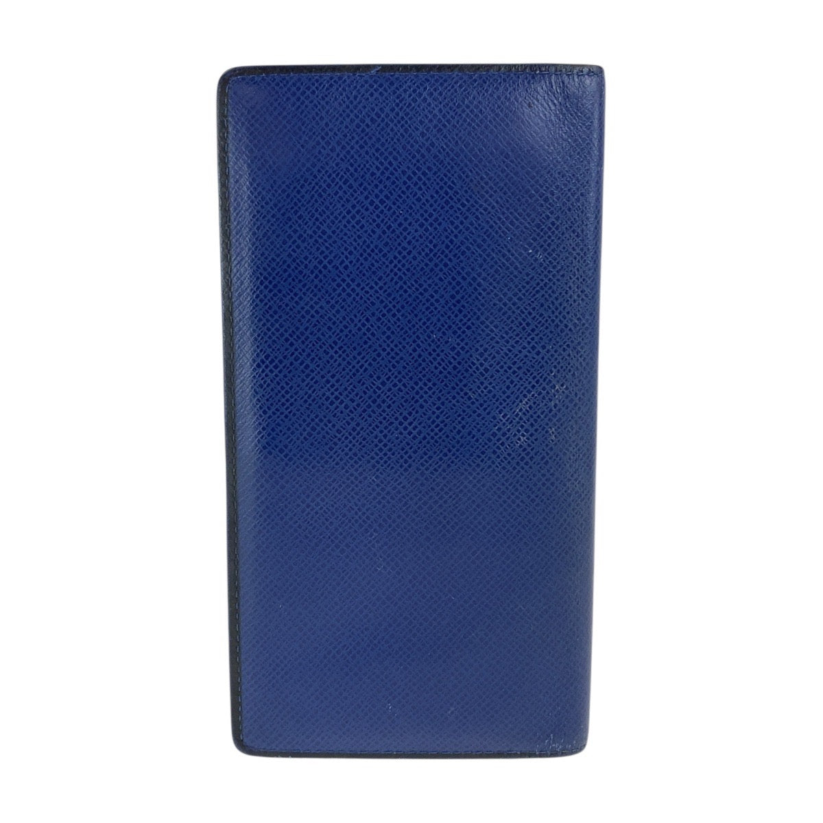LOUIS VUITTON Long Wallet Purse M30559 leather Navy SilverMetal Taiga Portefeuille Braza