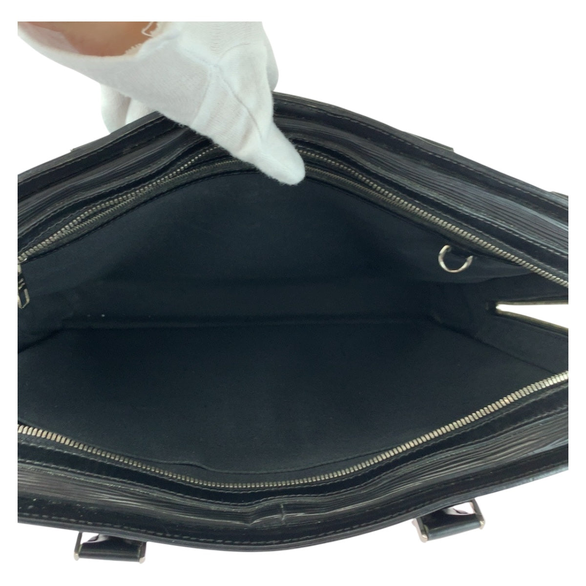 LOUIS VUITTON Business bag M54022 Epi Leather black Epi Bassano GM
