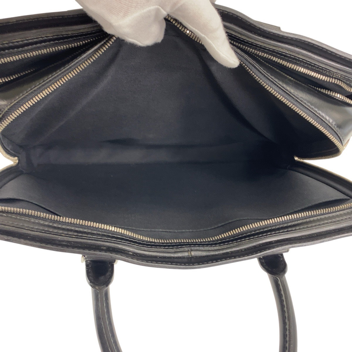LOUIS VUITTON Business bag M54022 Epi Leather black Epi Bassano GM
