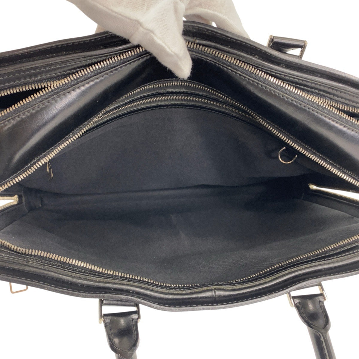 LOUIS VUITTON Business bag M54022 Epi Leather black Epi Bassano GM