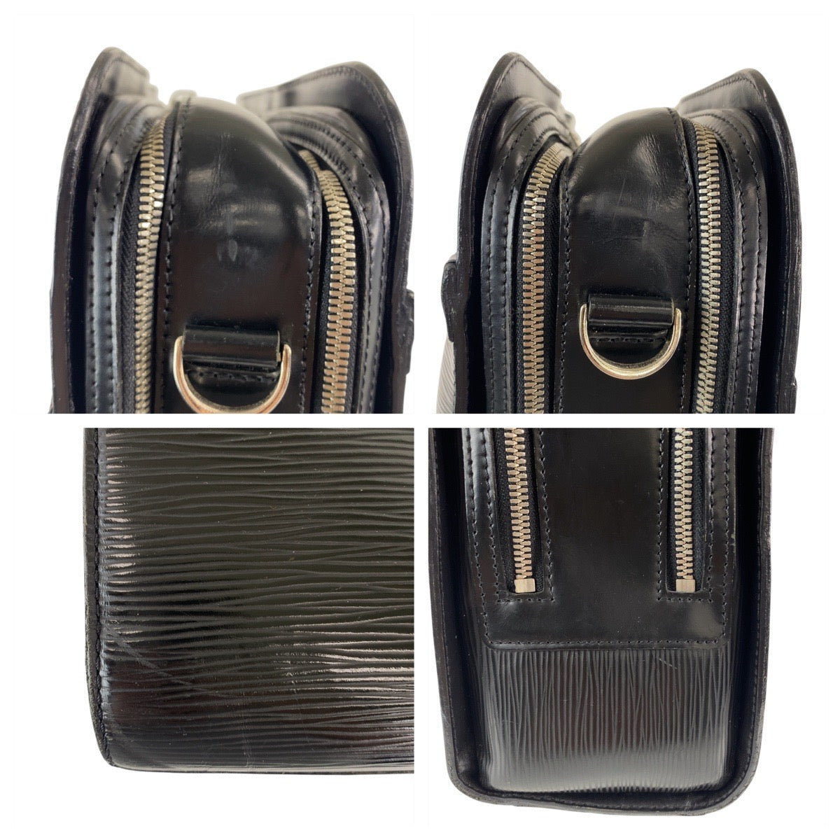 LOUIS VUITTON Business bag M54022 Epi Leather black Epi Bassano GM