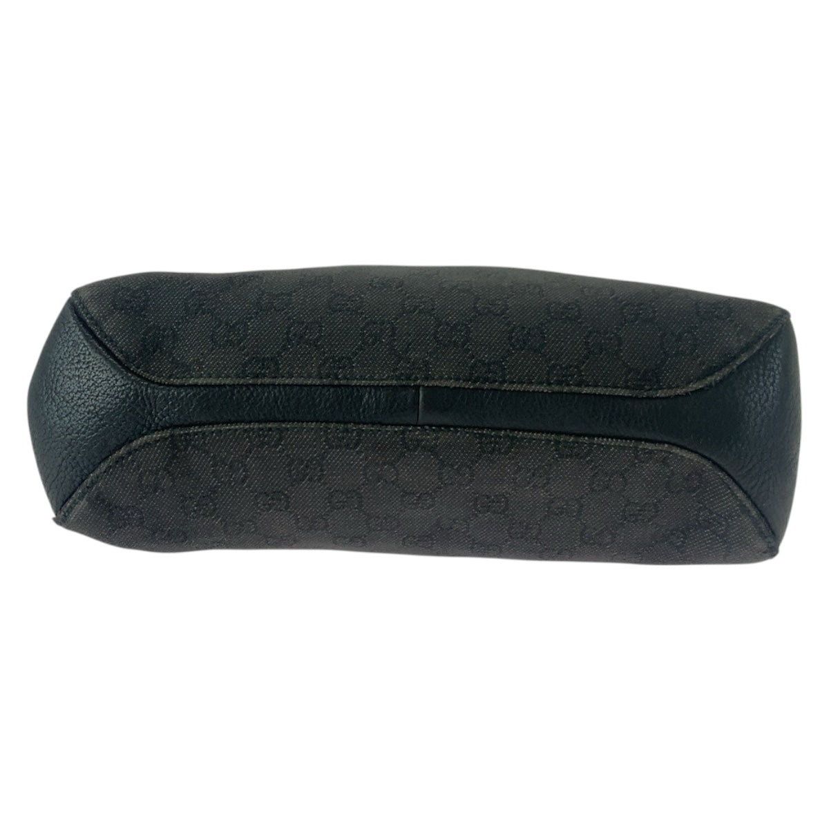 GUCCI Tote Bag 101971 GG canvas Black Black Metal