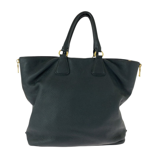 PRADA Tote Bag BN2419 leather Black GoldMetal Vitterodino