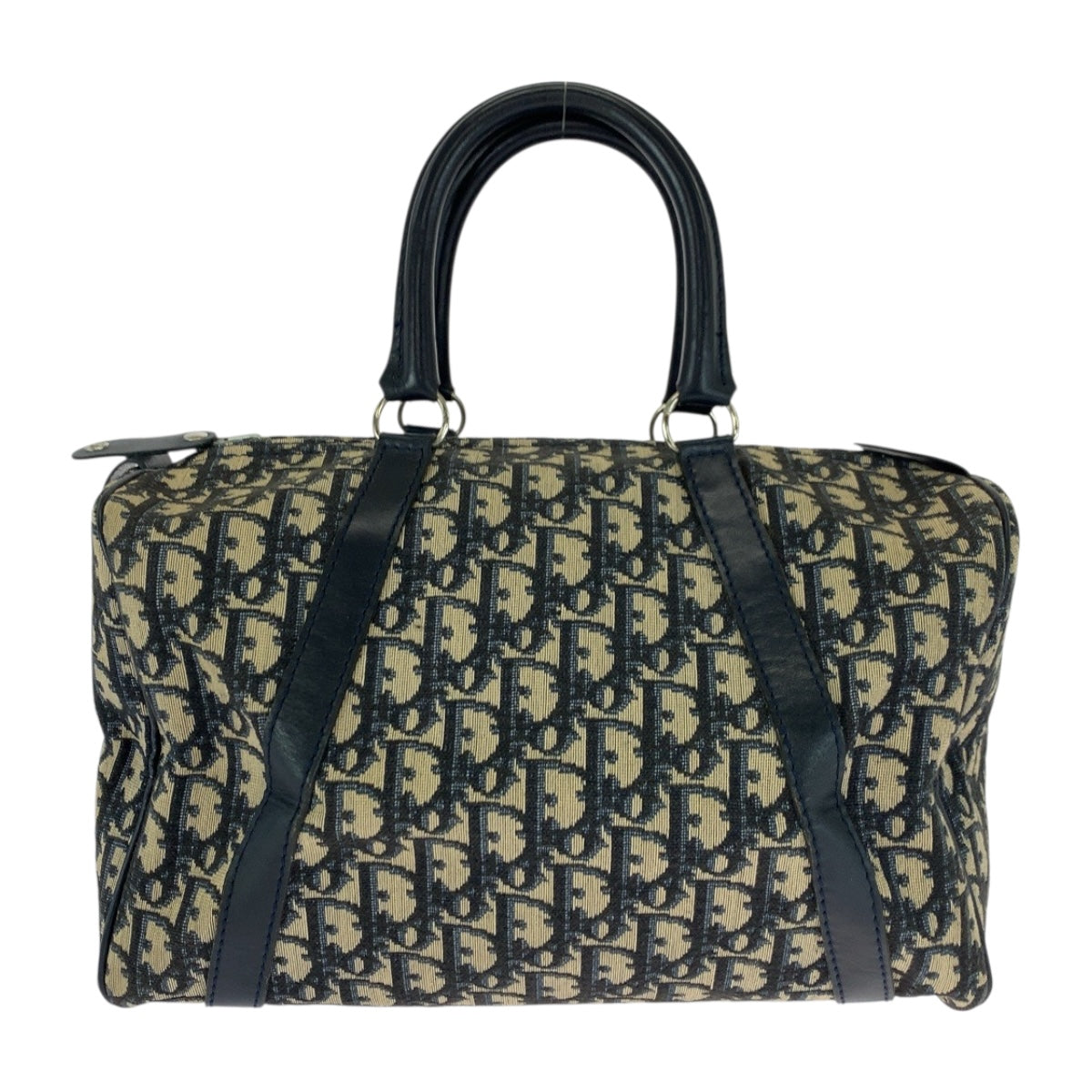 Dior Handbag canvas Navy Ivory Trotter