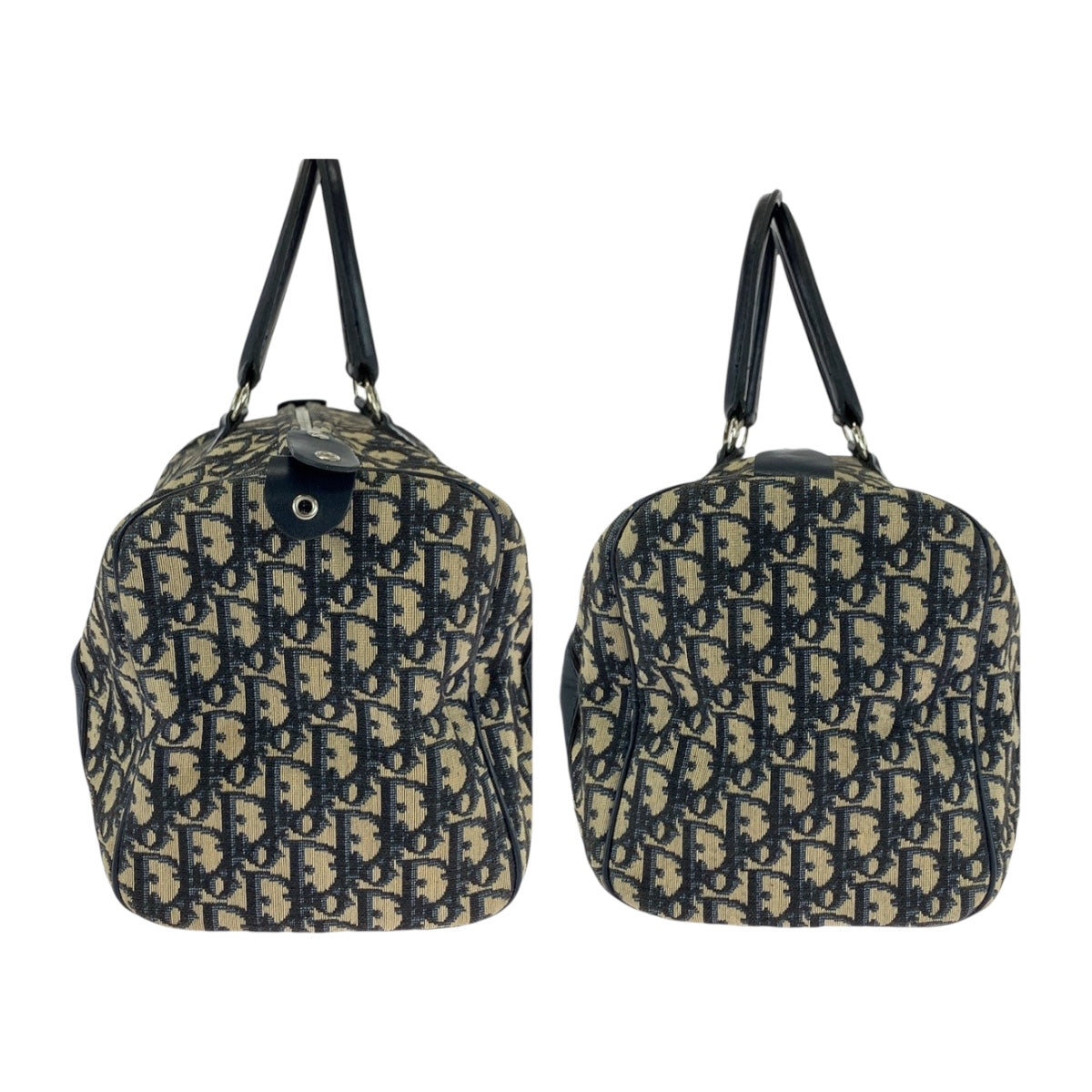 Dior Handbag canvas Navy Ivory Trotter