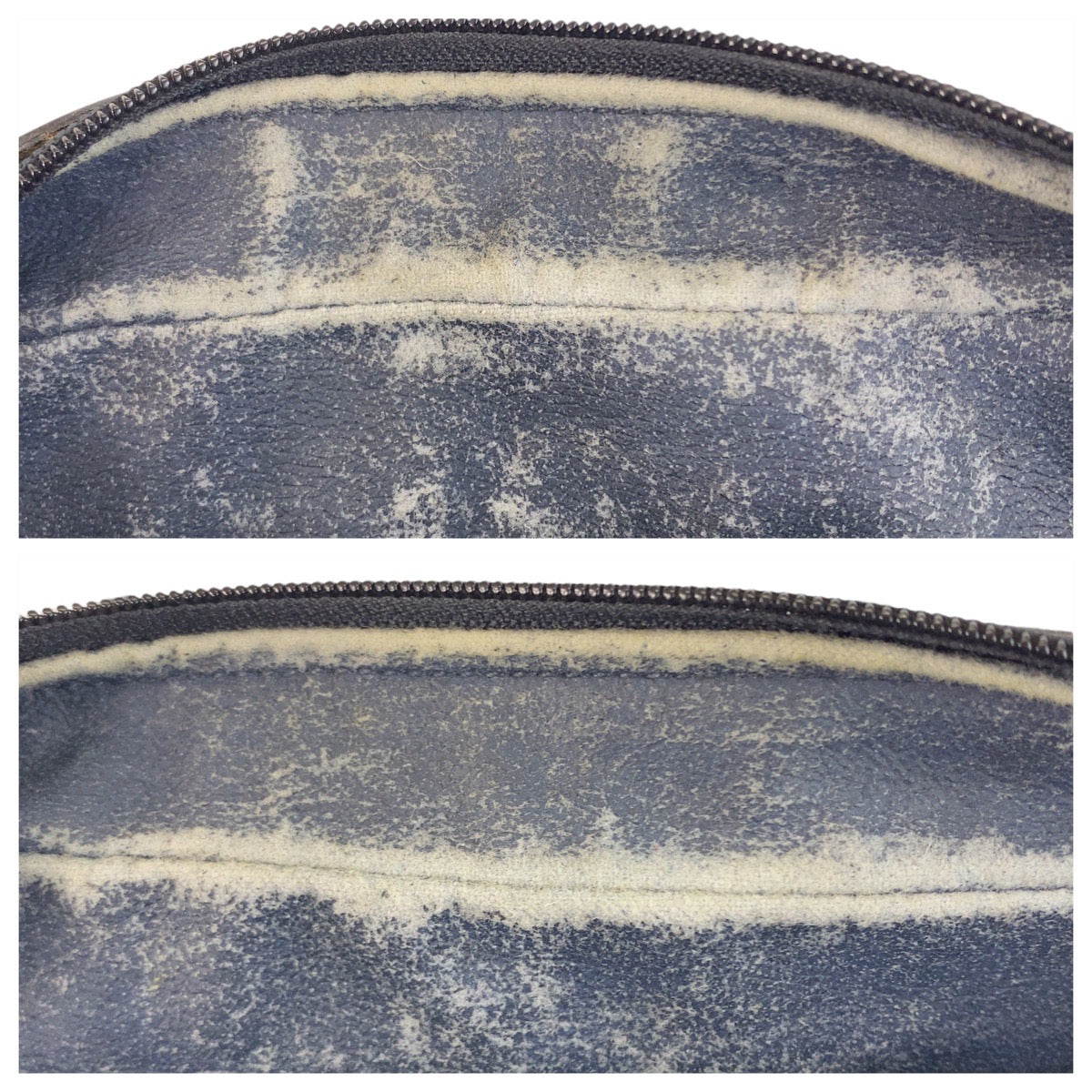 GUCCI Shoulder Bag 119 02 088 GG Supreme Canvas Gray Navy Gold Metal Sherry Line Old Gucci