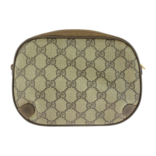 GUCCI Shoulder Bag 89 02 066 GG Supreme Canvas Beige brown Sherry line
