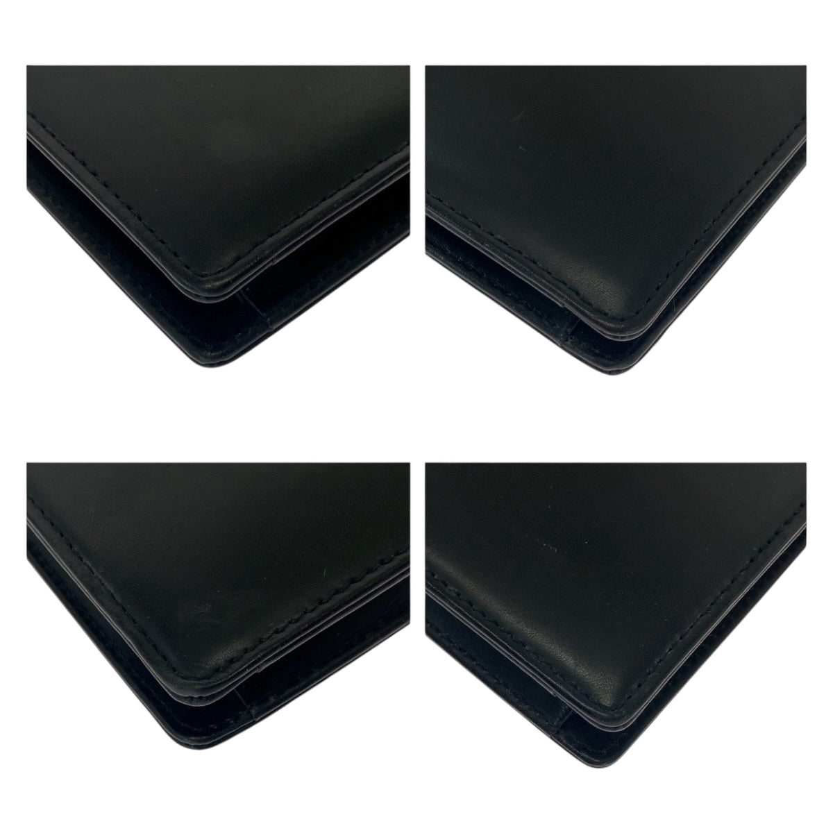 SAINT LAURENT Clutch bag leather Black GoldMetal YSL