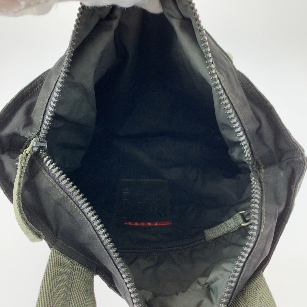 PRADA Tote Bag Nylon Black SilverMetal PRADA Sports