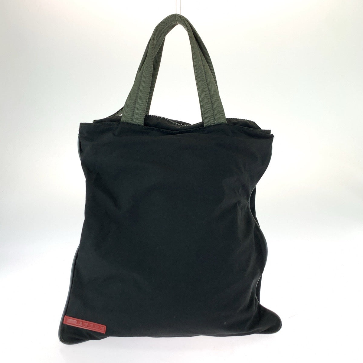 PRADA Tote Bag Nylon Black SilverMetal PRADA Sports