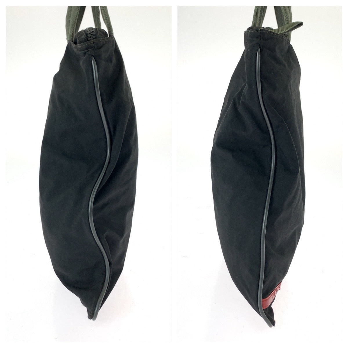 PRADA Tote Bag Nylon Black SilverMetal PRADA Sports