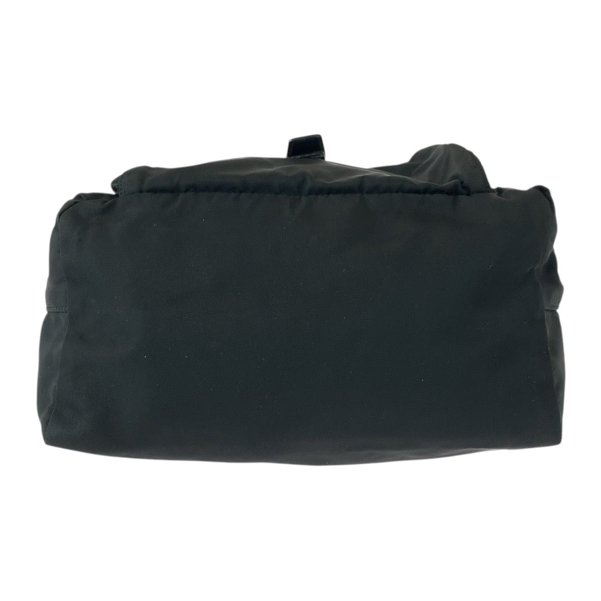 PRADA Shoulder Bag Nylon black Test Triangle With logo