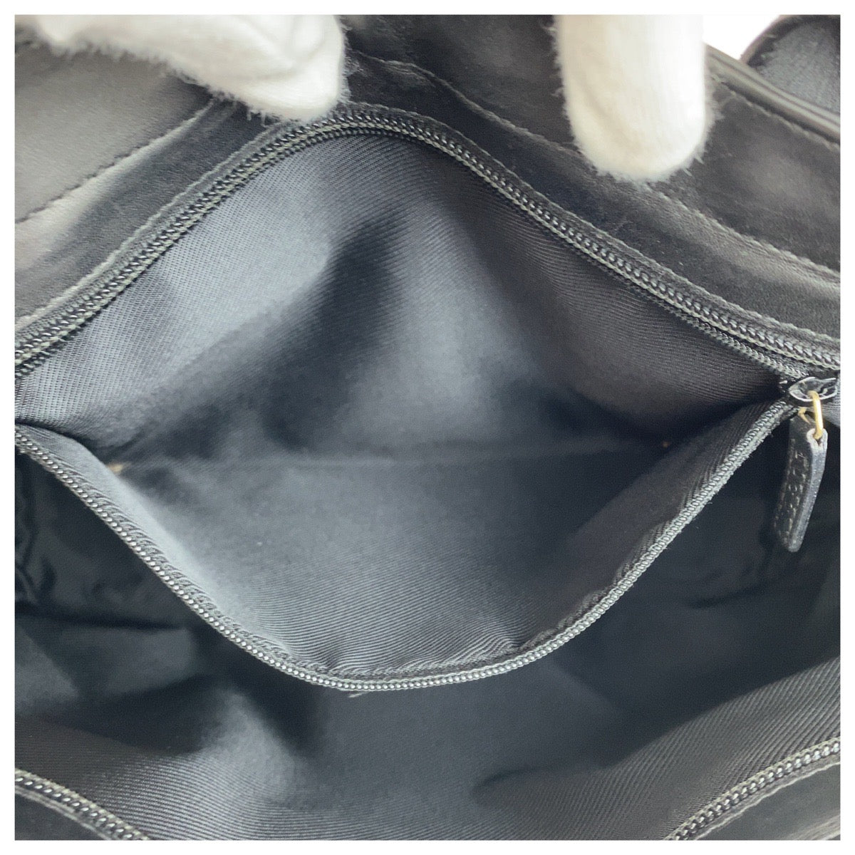 GUCCI Tote Bag 002 1119 GG canvas Black black