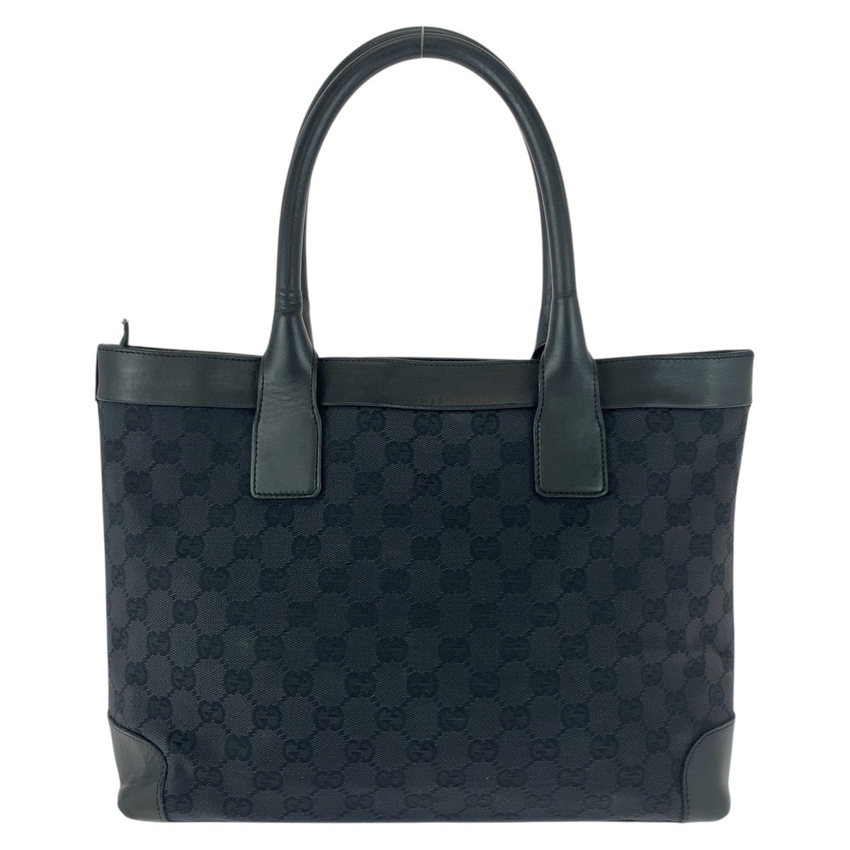 GUCCI Tote Bag 002 1119 GG canvas Black black