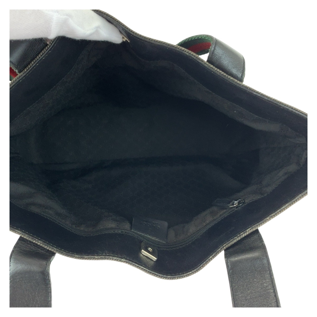 GUCCI Tote Bag 73983 canvas Black SilverMetal Sherry line