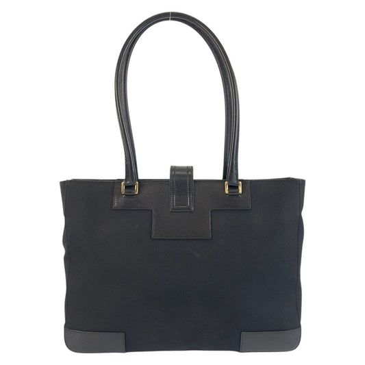 GUCCI Tote Bag 002 1109 canvas Black GoldMetal G logo