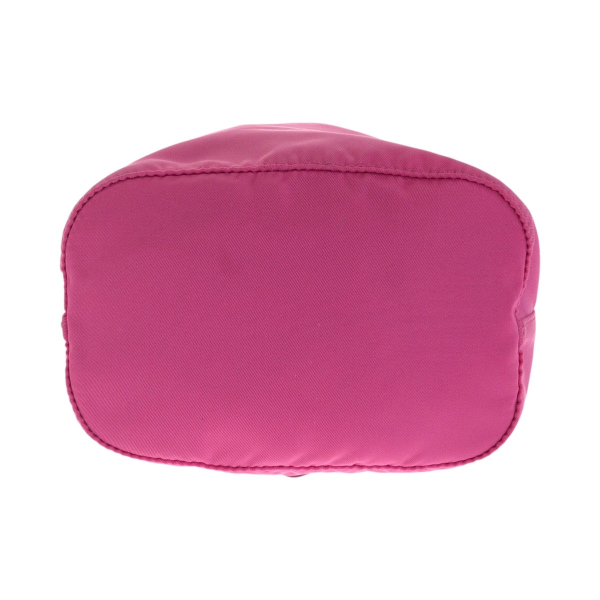 PRADA Pouch 1NE369 Nylon Pink SilverMetal Triangular logo