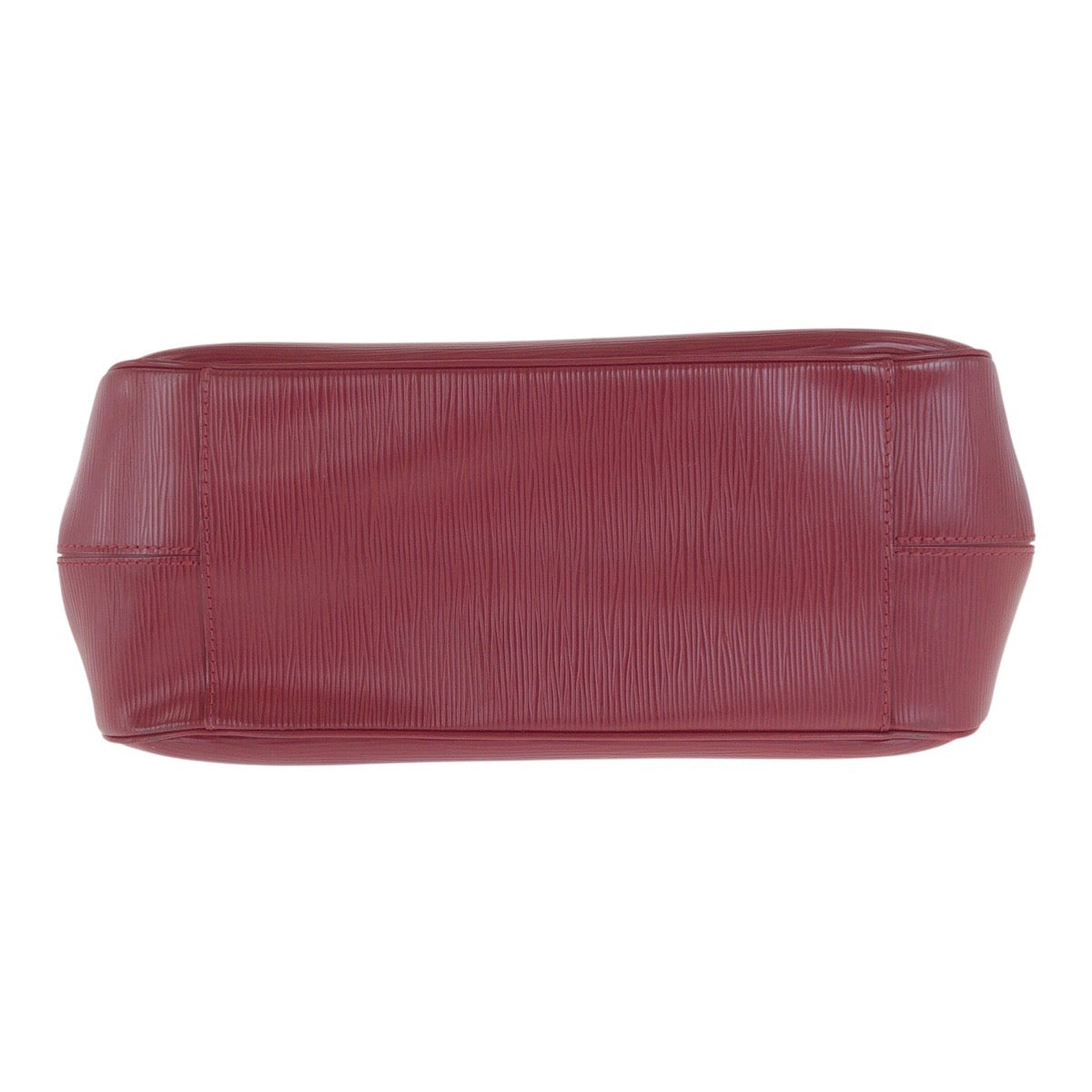 LOUIS VUITTON Tote Bag M5926E leather Red Silver Metal Epi Passy PM