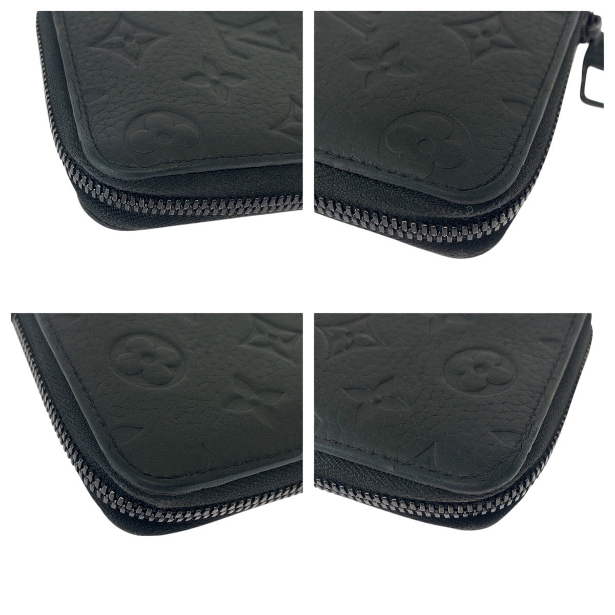 LOUIS VUITTON Long Wallet Purse M69047 leather Black black Monogram Unplant Zippy Wallet Vertical