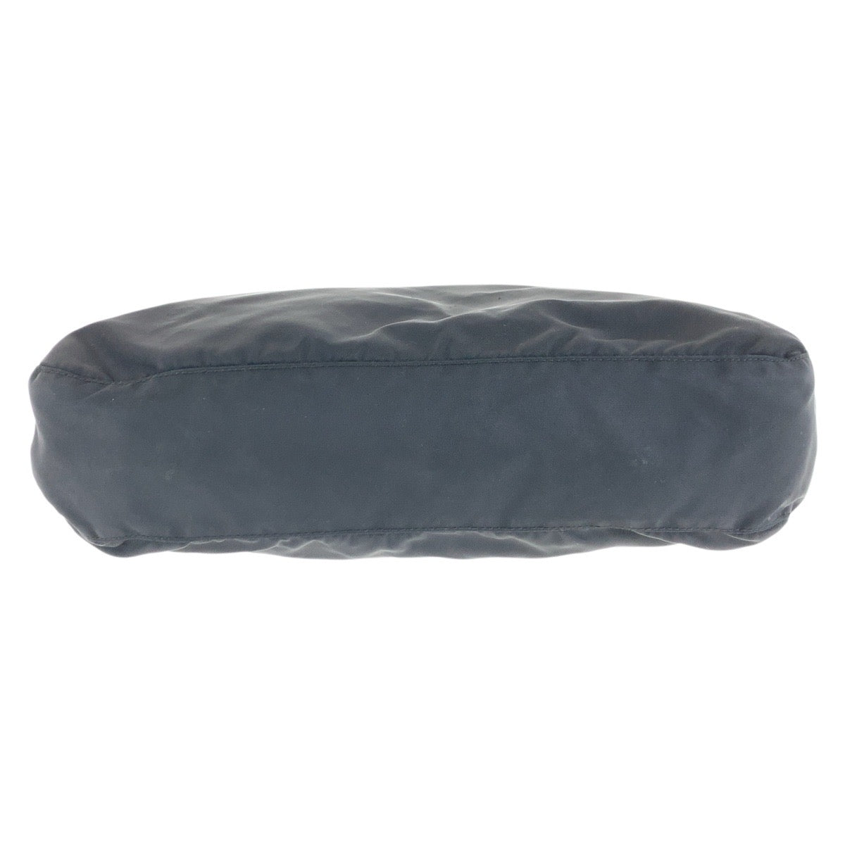 PRADA Shoulder Bag Nylon Black SilverMetal Test Triangle With logo