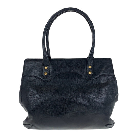 GUCCI Tote Bag 114914 leather Black GoldMetal Horsebit