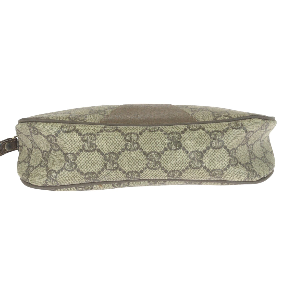 GUCCI Clutch bag 89 01 034 GG Supreme Canvas Beige brown Sherry line