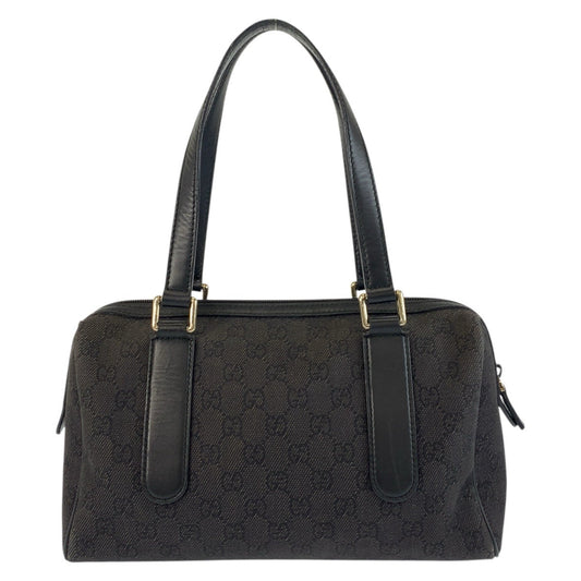 GUCCI Handbag 257289 GG canvas Black SilverMetal