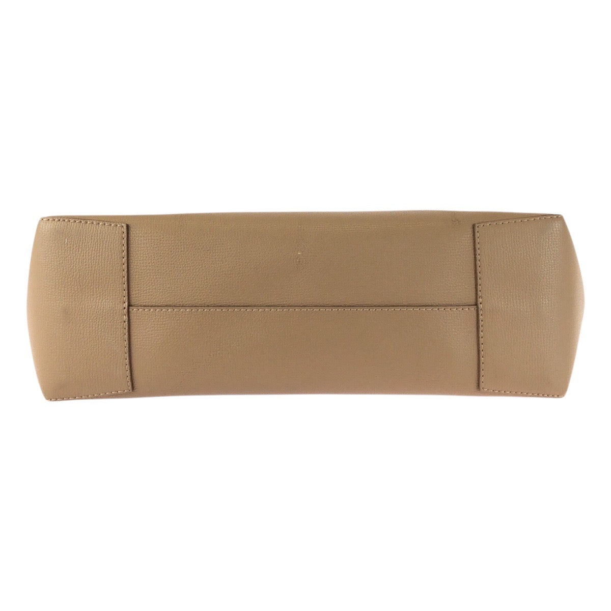 BURBERRY Tote Bag PVC Beige Gold Metal