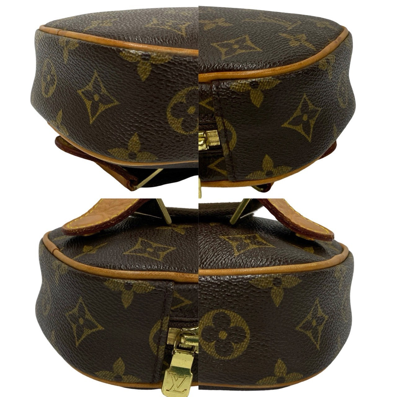 LOUIS VUITTON Sling bag M51870 Leather, PVC Brown Monogram Pochette Gange mens(Unisex) Used Authentic