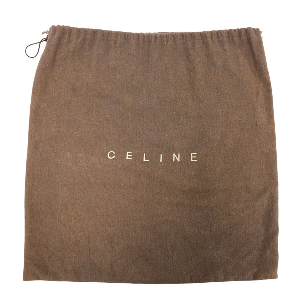 CELINE Shoulder Bag Leather, PVC black Macadam Blason Pattern Women Used Authentic