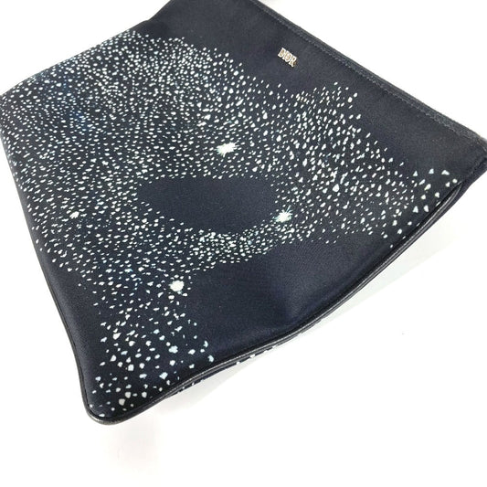 Dior Clutch bag Nylon black PETER DOIG PETER DOIG logo mens Used Authentic