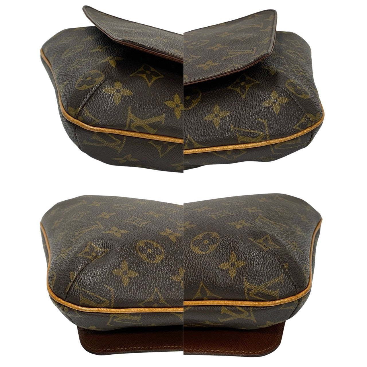 LOUIS VUITTON Shoulder Bag M51387 Leather, PVC Brown Monogram Musette Salsa mens(Unisex) Used Authentic