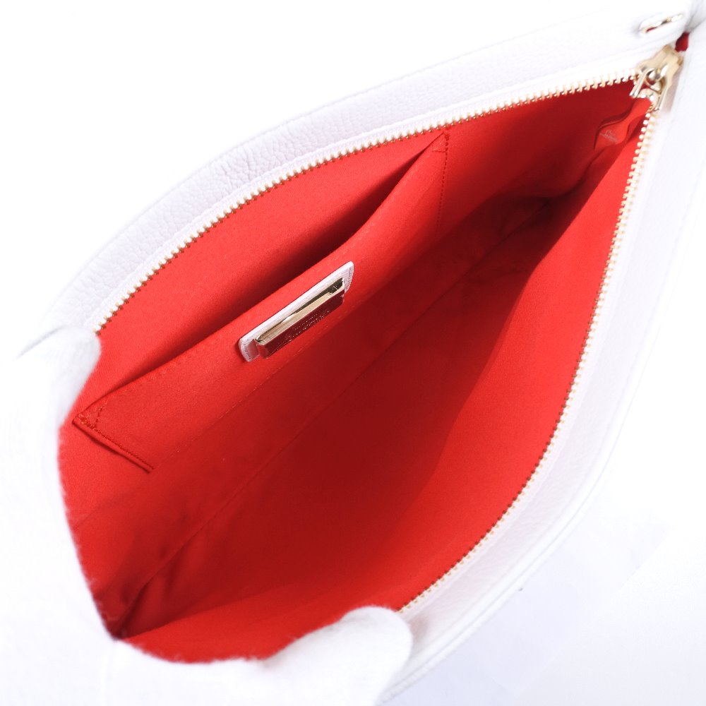 Christian Louboutin Clutch bag 1175134 Calfskin multicolor Studs 2WAYShoulder Rubiposh Women Used Authentic