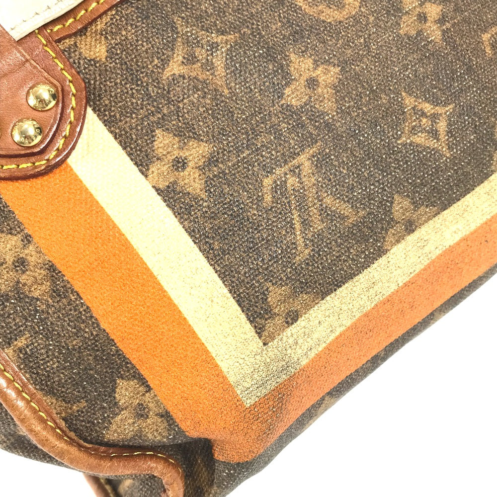 LOUIS VUITTON Shoulder Bag M56386 Coated canvas Brown Monogram tyse Sac Rayure PM unisex(Unisex) Used Authentic