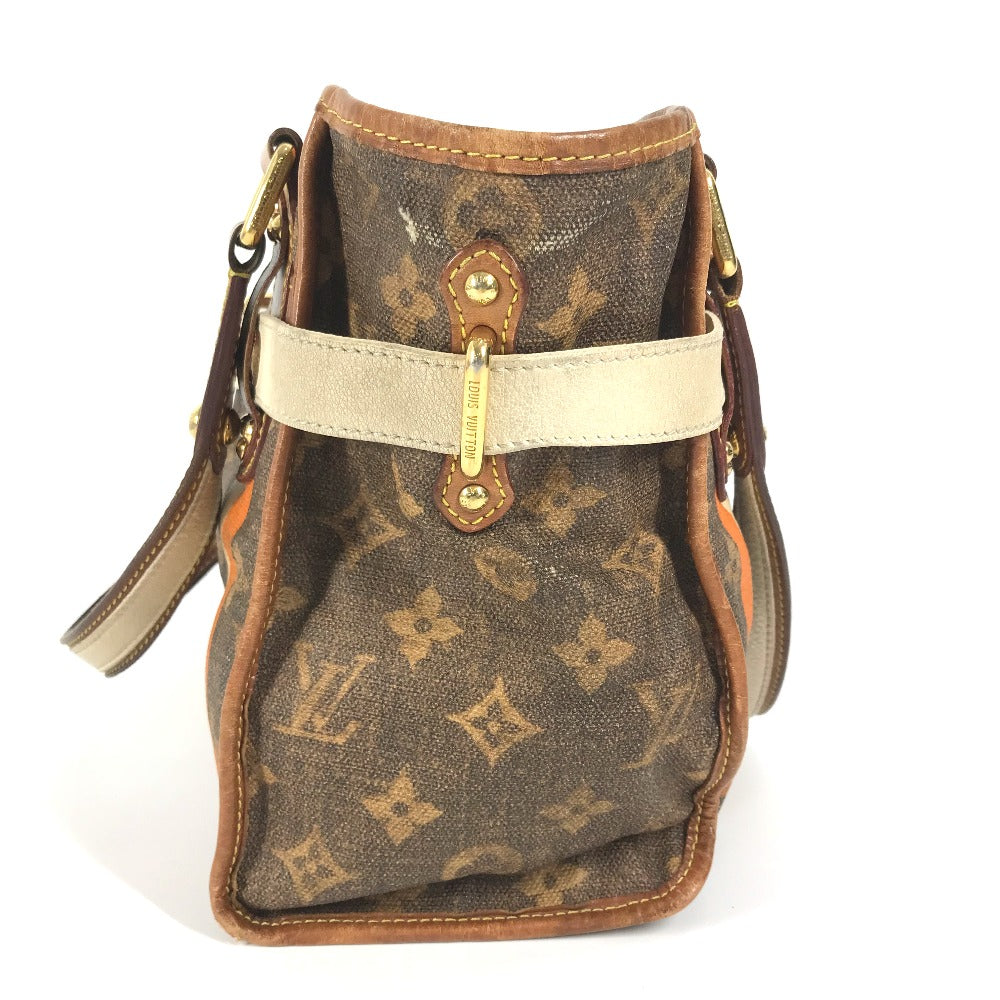 LOUIS VUITTON Shoulder Bag M56386 Coated canvas Brown Monogram tyse Sac Rayure PM unisex(Unisex) Used Authentic