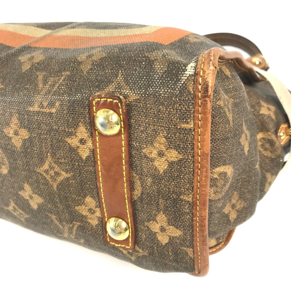 LOUIS VUITTON Shoulder Bag M56386 Coated canvas Brown Monogram tyse Sac Rayure PM unisex(Unisex) Used Authentic