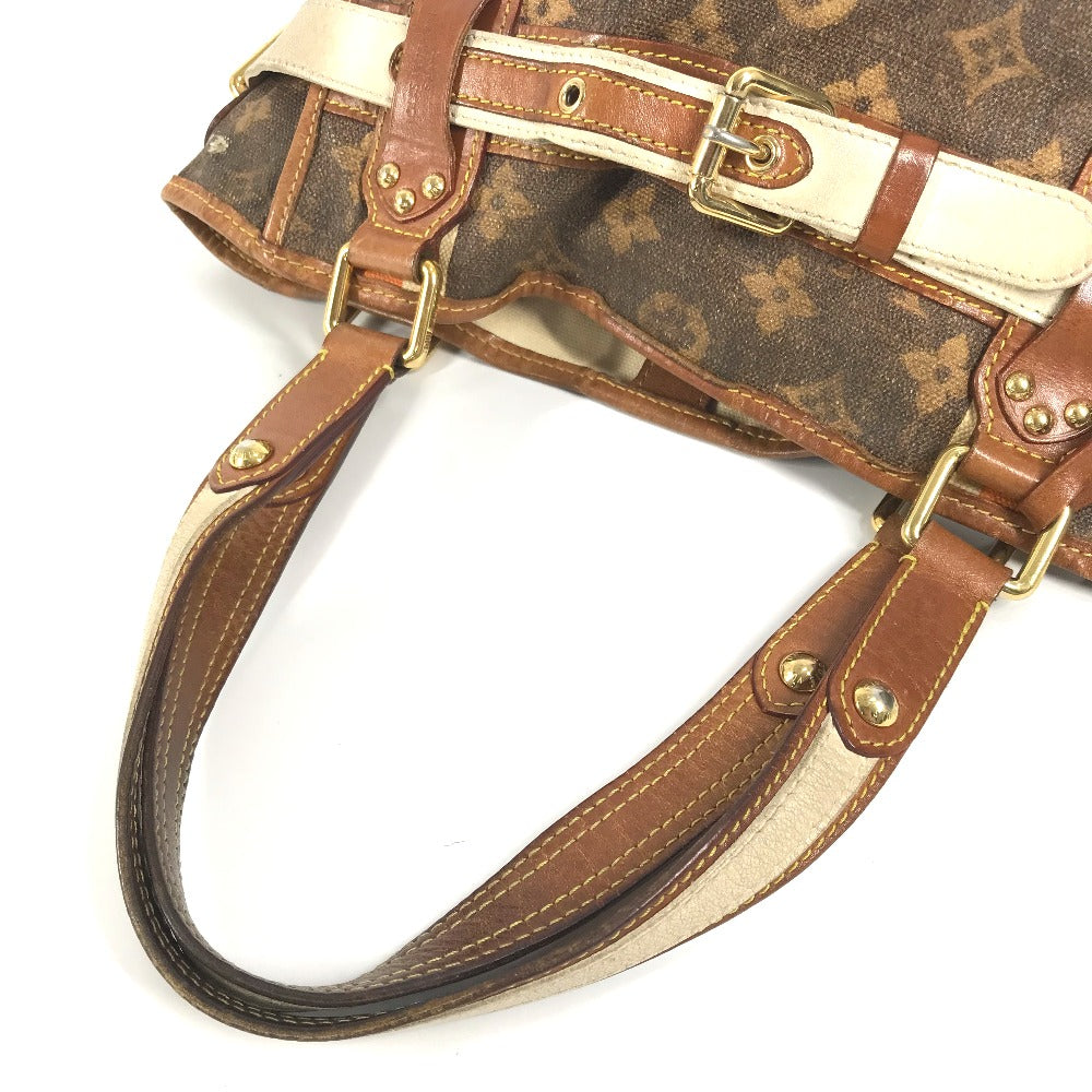 LOUIS VUITTON Shoulder Bag M56386 Coated canvas Brown Monogram tyse Sac Rayure PM unisex(Unisex) Used Authentic