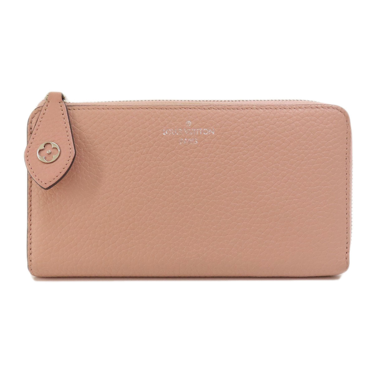 LOUIS VUITTON Long Wallet Purse M63103 Taurillon Clemence pink Portefeuille comet Women Used Authentic