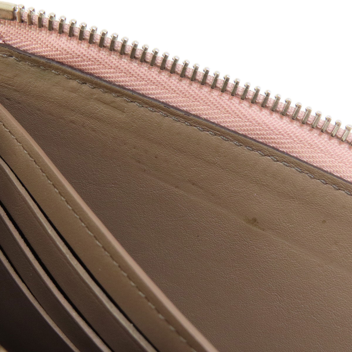 LOUIS VUITTON Long Wallet Purse M63103 Taurillon Clemence pink Portefeuille comet Women Used Authentic