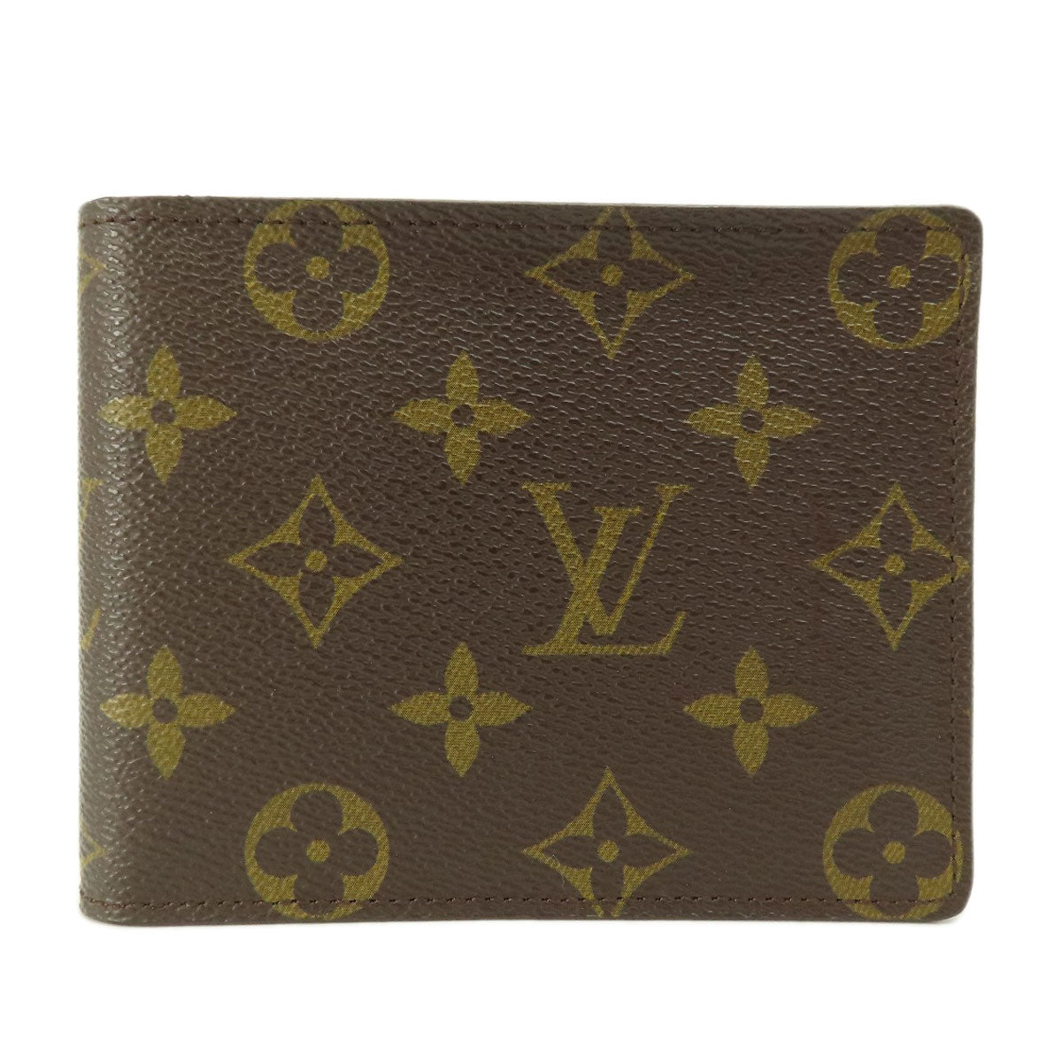 LOUIS VUITTON Bifold Wallet M60026 Monogram canvas Brown Portefeuille Florin Monogram Women Used Authentic