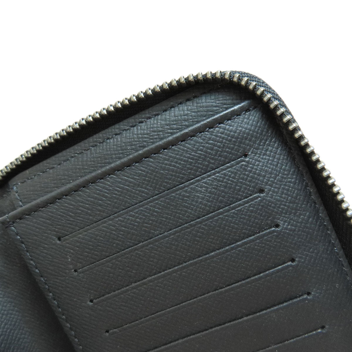 LOUIS VUITTON Long Wallet Purse M62295 Monogram Eclipse black Zippy Wallet Vertical Eclipse mens Used Authentic