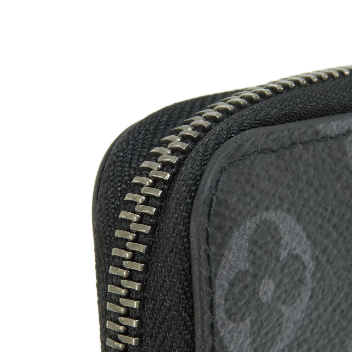 LOUIS VUITTON Long Wallet Purse M62295 Monogram Eclipse black Zippy Wallet Vertical Eclipse mens Used Authentic