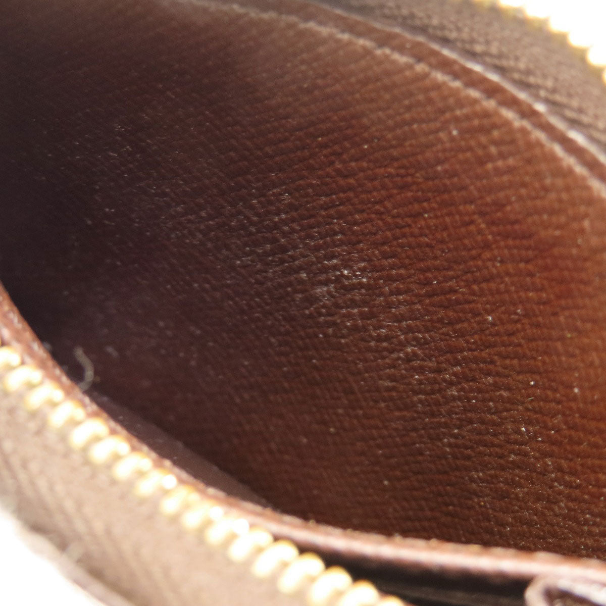 LOUIS VUITTON Coin case N63070 Damier canvas Brown Zippy Coin Purse Damier Ebene Women Used Authentic