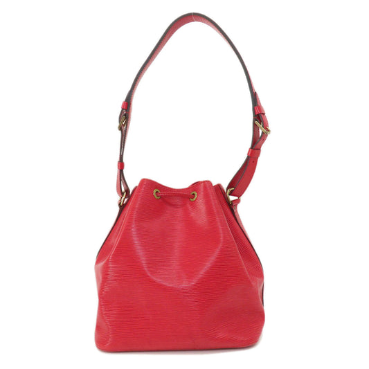 LOUIS VUITTON Shoulder Bag M44107 Epi Red Petit Noe Castilean Red Women Used Authentic