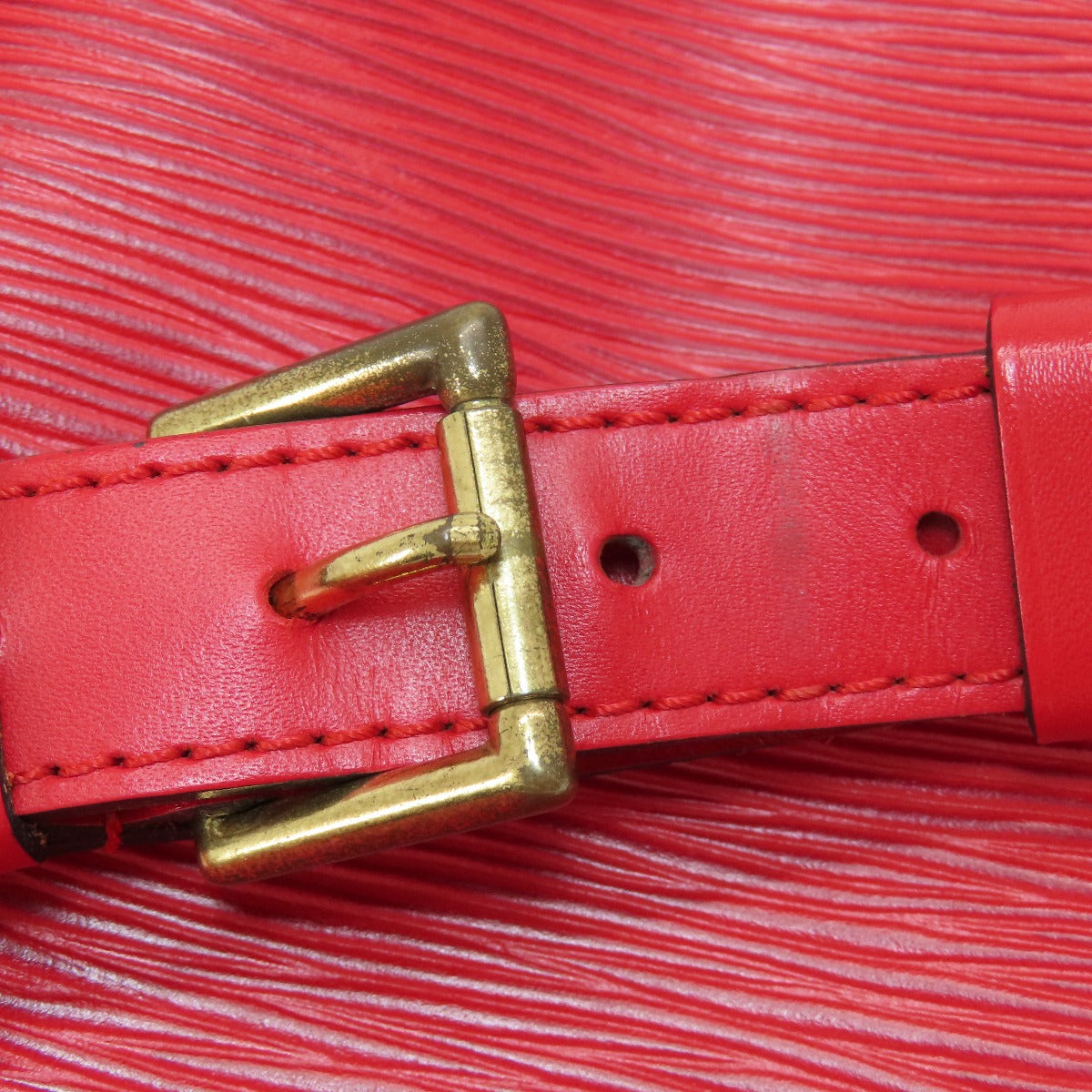 LOUIS VUITTON Shoulder Bag M44107 Epi Red Petit Noe Castilean Red Women Used Authentic