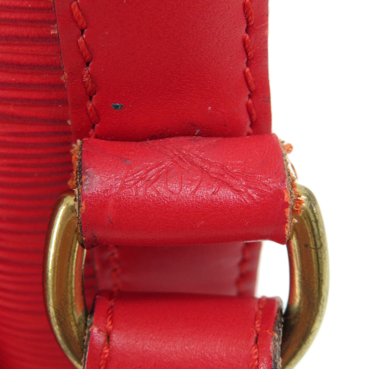 LOUIS VUITTON Shoulder Bag M44107 Epi Red Petit Noe Castilean Red Women Used Authentic
